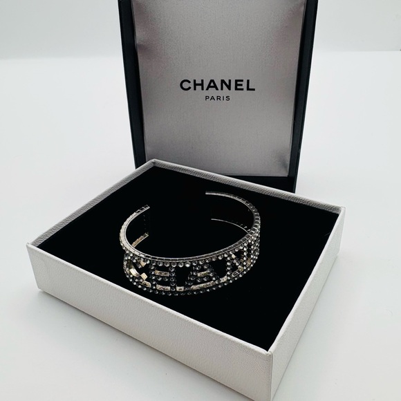 CHANEL Jewelry - Chanel Silver Cuff Bracelet - Authentic